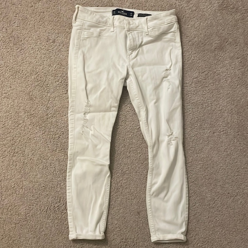 Low Rise Lightly Ripped Skinny Jean